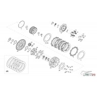 Moyeu Embrayage Modena KK1 MKZ, MONDOKART, kart, go kart