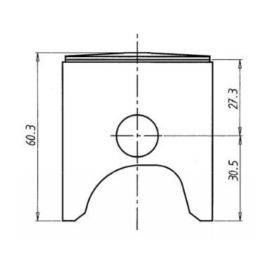 Complete piston KF BMB RAF, mondokart, kart, kart store
