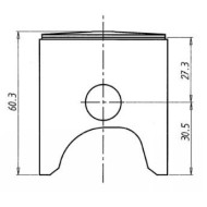 Complete piston KF BMB RAF, mondokart, kart, kart store