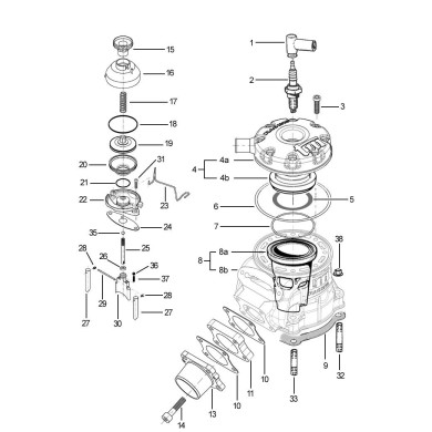 Cupola testa cilindro TM KF2, MONDOKART, kart, go kart