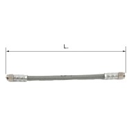 Tubo freno universale (8mm) Inox + Pvc, MONDOKART, kart, go