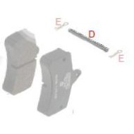 Sicherheits Bremsklotz Pin BSM - BS2 OTK TonyKart, MONDOKART