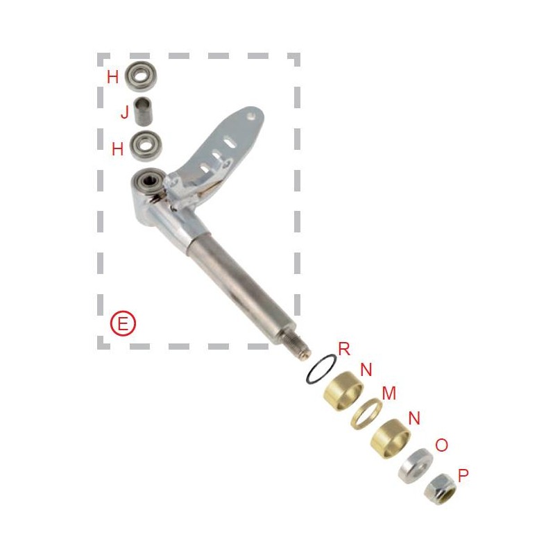 Distanziale ruota HST 1 mm OTK TonyKart, MONDOKART, kart, go