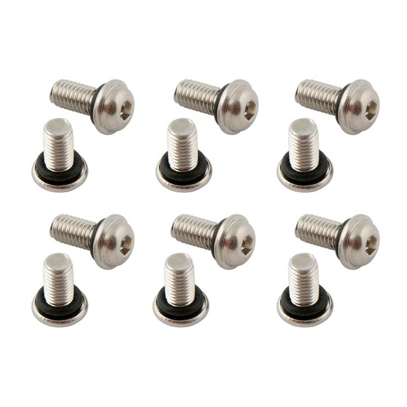 Kit 12 screws Or antistallonamento rounded M5 Douglass Wheel