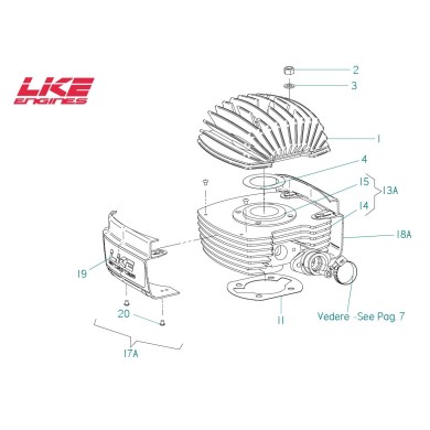 Convogliatore aria lato accensione LKE R12, MONDOKART, kart, go