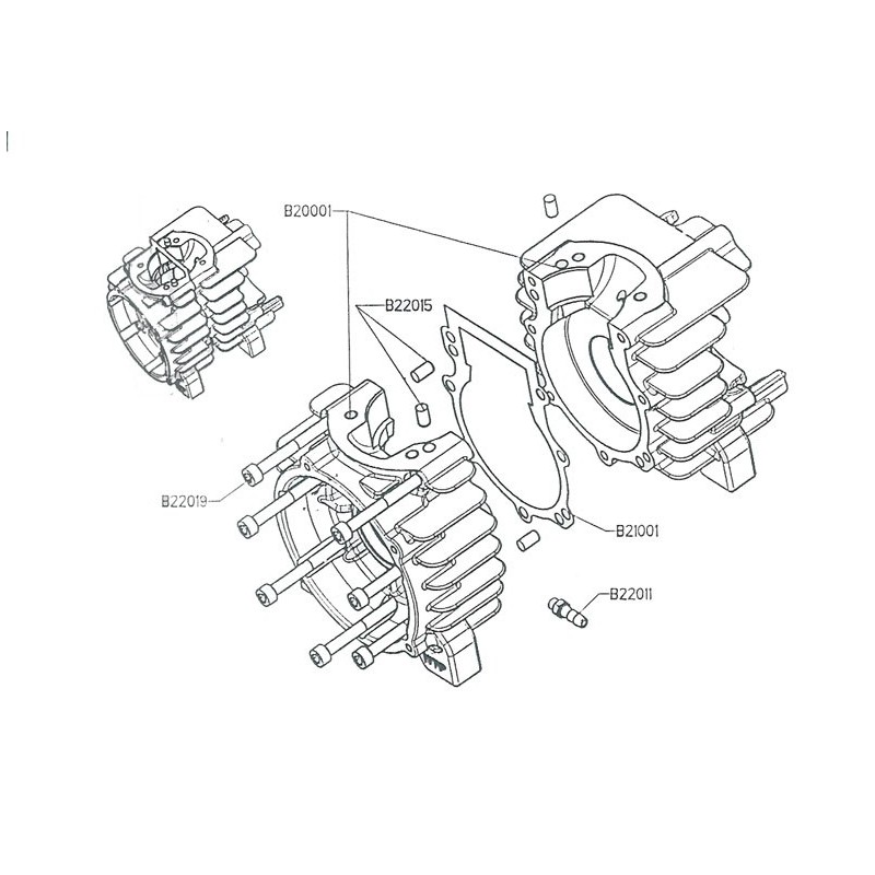 Crankcase Gasket WTP 60, mondokart, kart, kart store, karting