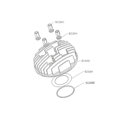 Head Gasket WTP 60 (Copper), mondokart, kart, kart store