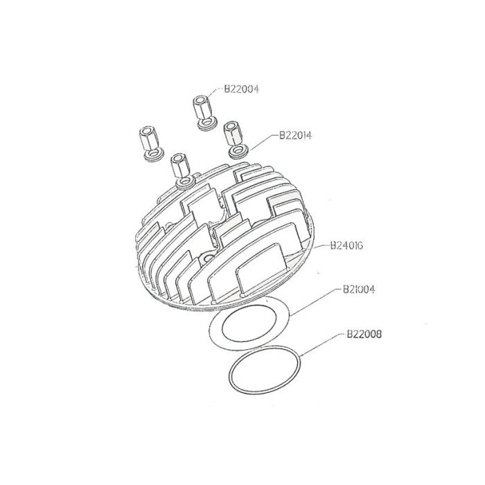 Head Gasket WTP 60 (Copper), mondokart, kart, kart store