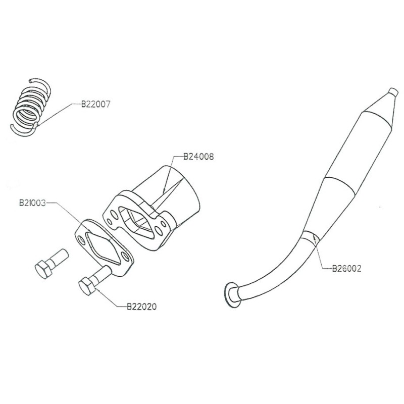 Exhaust Spring WTP 60, mondokart, kart, kart store, karting