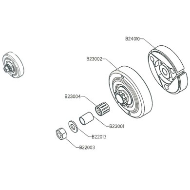 Cage 15x18x17 clutch WTP 60, mondokart, kart, kart store