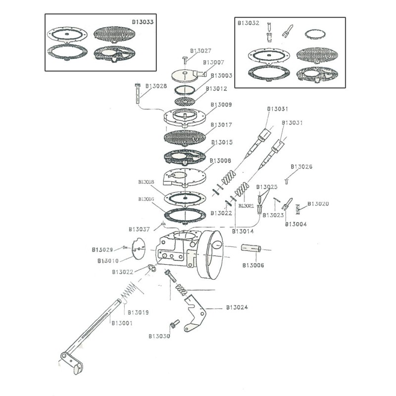Membrane Kit Carburetor WTP 60, mondokart, kart, kart store