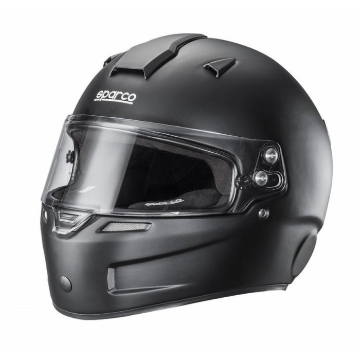 Casque Sparco Fibre de verre KF-5W (blanc ou noir), MONDOKART