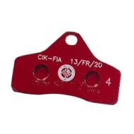 Brake Pad - HARD - BSS KZ Tonykart OTK, mondokart, kart, kart