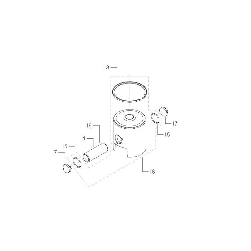 Cap for piston pin 60cc, mondokart, kart, kart store, karting