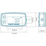 Termometro Temperatura Agua - Tacómetro RPM - Cuenta Horas -