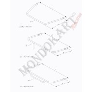 Paraurti anteriori D 550x340 KZ OK BirelArt CH20, MONDOKART