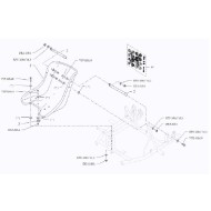 Soporte asiento redondo de 240 mm Freeline BirelArt, MONDOKART