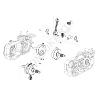 Bielle original Maxter MXS2 113mm, MONDOKART, kart, go kart