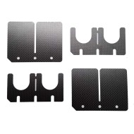 Kit Lamelle Carbonio 3 Punte Universali KZ, MONDOKART, kart, go