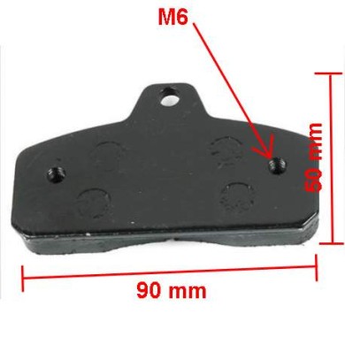 Pastilla Freno Trasero Standard, MONDOKART, kart, go kart