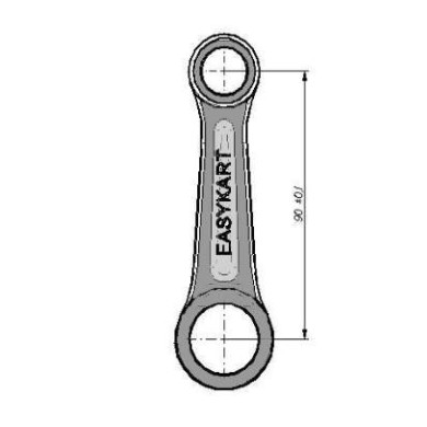 Conrod 90/24/16 BMB 60cc Easykart EKL, mondokart, kart, kart
