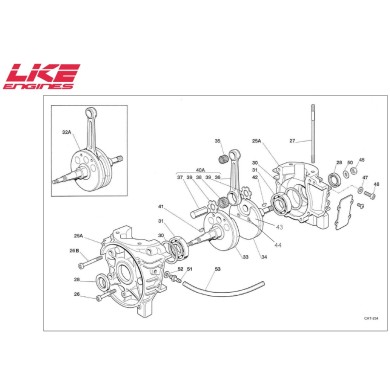 Bielle LKE R14 VO, MONDOKART, kart, go kart, karting, pièces
