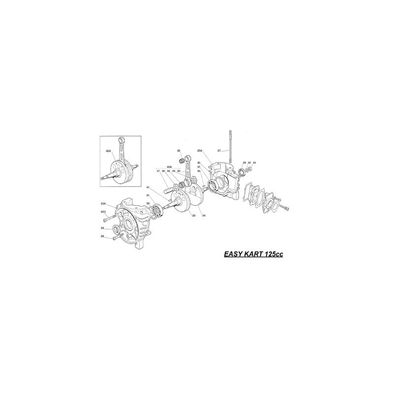 SHAFT Side Transmission Iame Easykart - Leopard 125cc