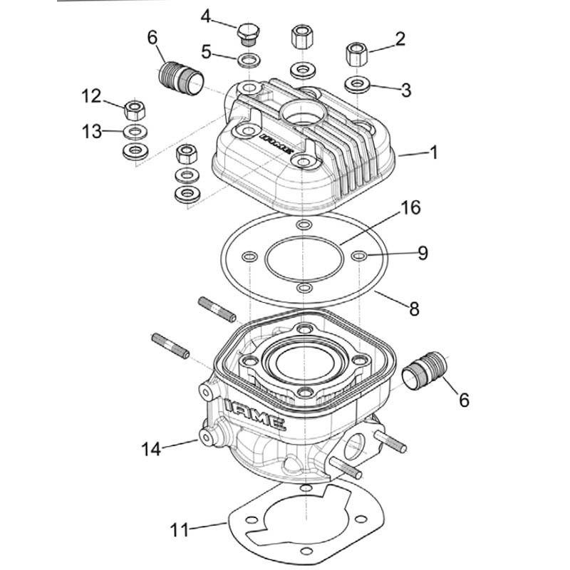 Junta Torica Cilindro Interna 60cc IAME X30 Waterswift