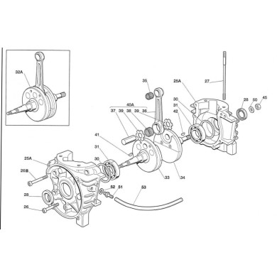 Semialbero Lato Trasmissione Iame 60cc X30 Waterswift
