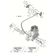 Lever Gearbox Rotax DD2, mondokart, kart, kart store, karting