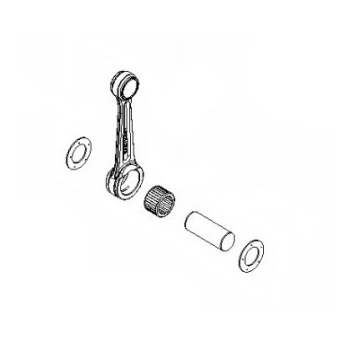 Complete Conrod BMB EKA Easykart 125cc (until 2014) Axis 18mm