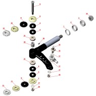 Washer for stub axle 25mm IPK - Praga - Formula K - OK1 -