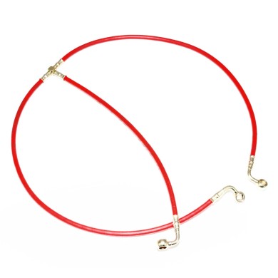 Front brake hose tris 570-350-570 eyelet KZ V05 V10 V07 CRG