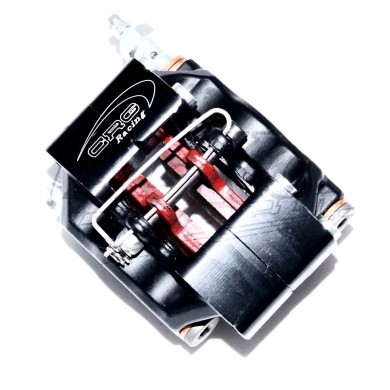 Pinza V05/UP anteriore completa Nera (ghisa) CRG, MONDOKART