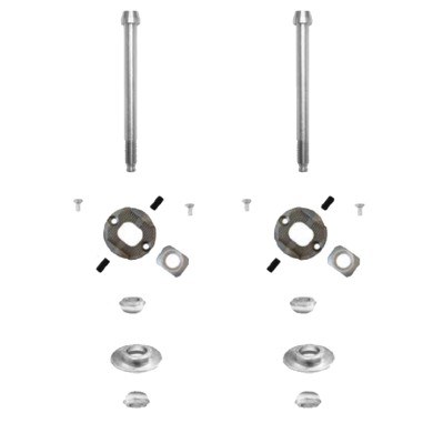 Set Caster Nueva 8mm Completo Mini CRG, MONDOKART, kart, go