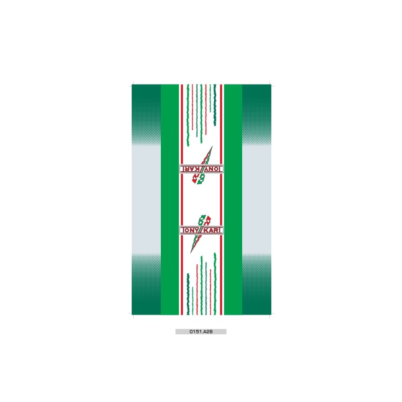 Kit Deco Chariot Porte kart OTK TonyKart chrome, MONDOKART