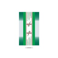 Adesivo Carrello portakart OTK TonyKart cromato, MONDOKART