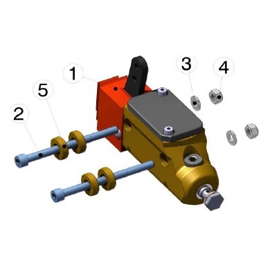 Spacer Brake Pump 8.5 x 18 x 5 IPK, mondokart, kart, kart