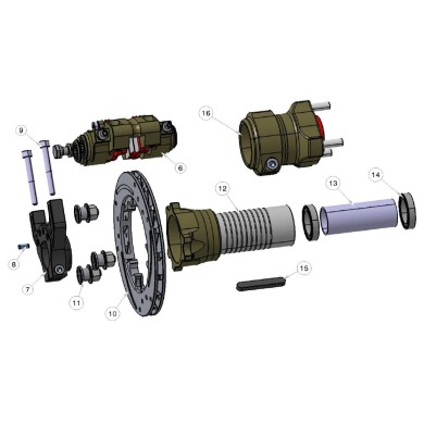 Chiavetta Portadisco 8x5x50 IPK - Praga - Formula K - OK1 - STR