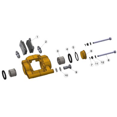 Sfiato M10x1 Posteriore / Anteriore IPK - Praga - Formula K -