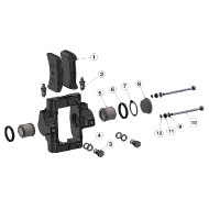 Piston 28mm rear brake caliper Intrepid R2 - Black Line IPK