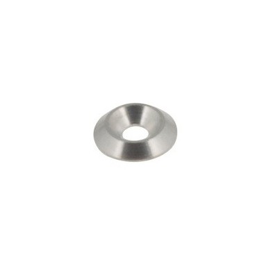 Countersunk washer Biconical 6mm silver countertop, mondokart