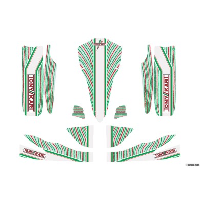 Kit Adhesivos TonyKart OTK 60 Rookie Mini / Baby Mini EXP