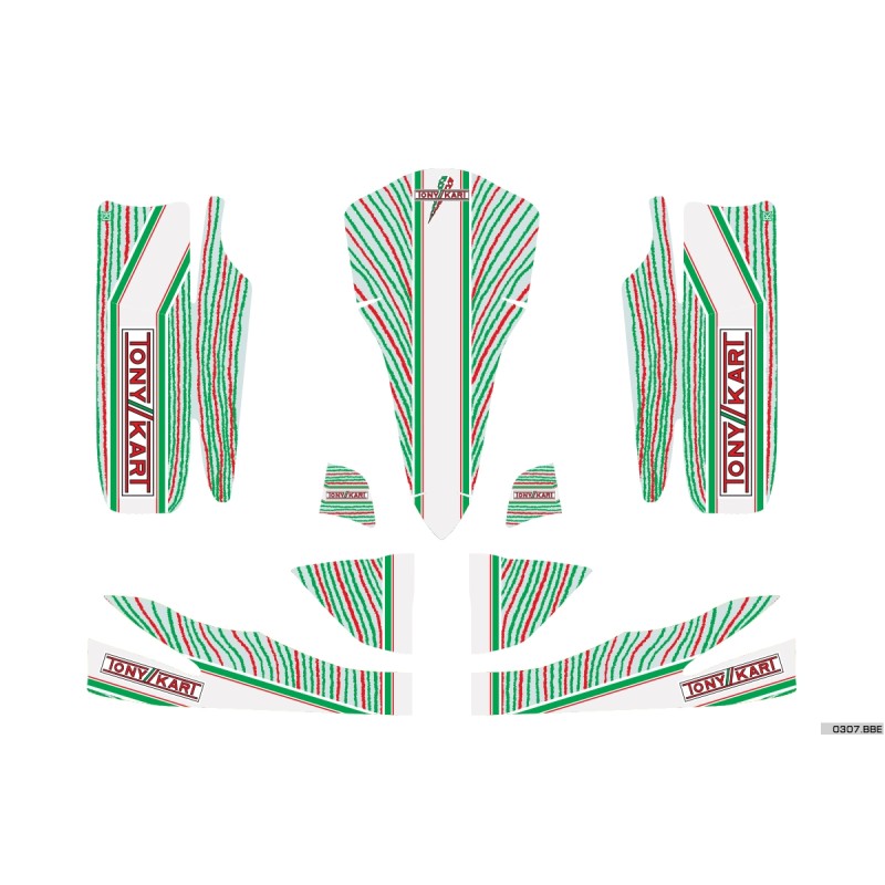 Bodyworks Stickers TonyKart OTK 60 Rookie Mini / Baby Mini EXP