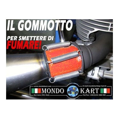 Gaine résistante silencieux echappement, MONDOKART, kart, go