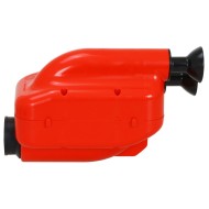 Filtro NOX 2! Rosso Nero Silenziatore aspirazione 23mm