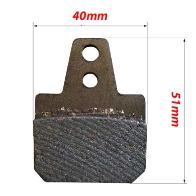 Plaquette Frein 40x38 Birel COMPATIBLE, MONDOKART, kart, go