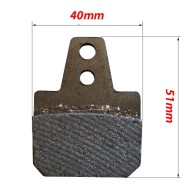 Plaquette Frein 40x38 Birel COMPATIBLE, MONDOKART, kart, go