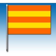 Bandiera a strisce gialle e rosse, MONDOKART, kart, go kart