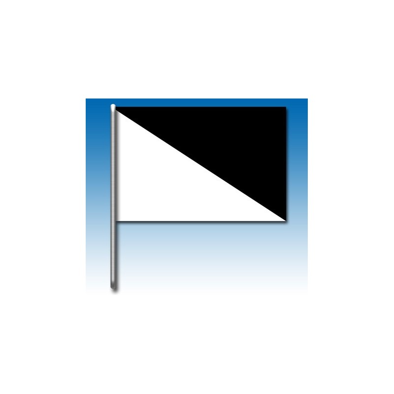 Drapeau Blanc et noir, MONDOKART, kart, go kart, karting